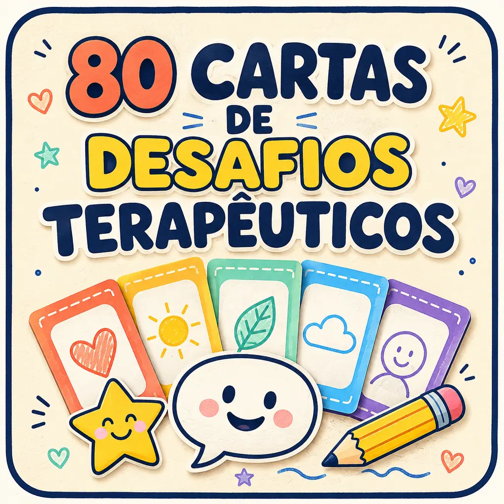 Capa do BÔNUS 1: 80 Cartas de Desafios Terapêuticos