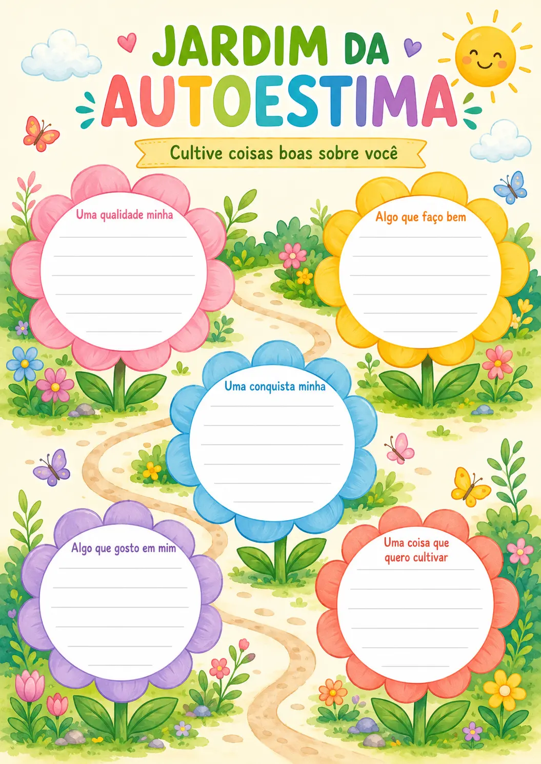 Jogo terapêutico Jardim da Autoestima